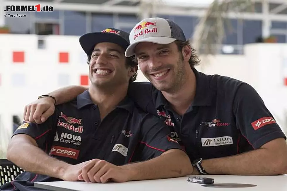 Foto zur News: Daniel Ricciardo, Jean-Eric Vergne