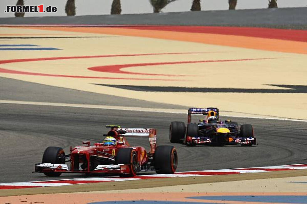 Foto zur News: Felipe Massa, Sebastian Vettel