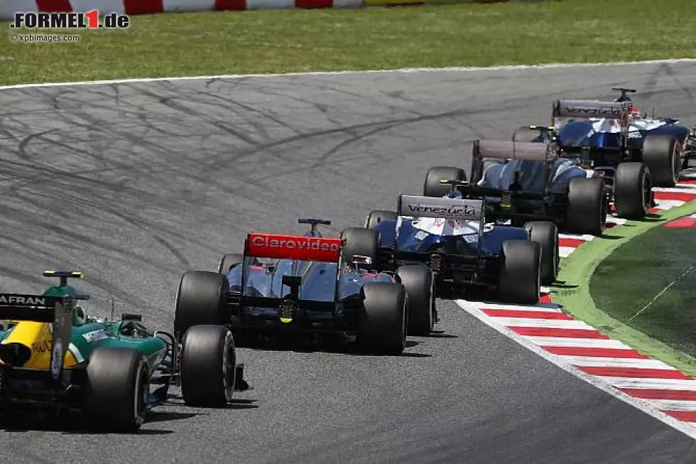 Foto zur News: Pastor Maldonado, Esteban Gutierrez, Valtteri Bottas, Jenson Button, Giedo van der Garde