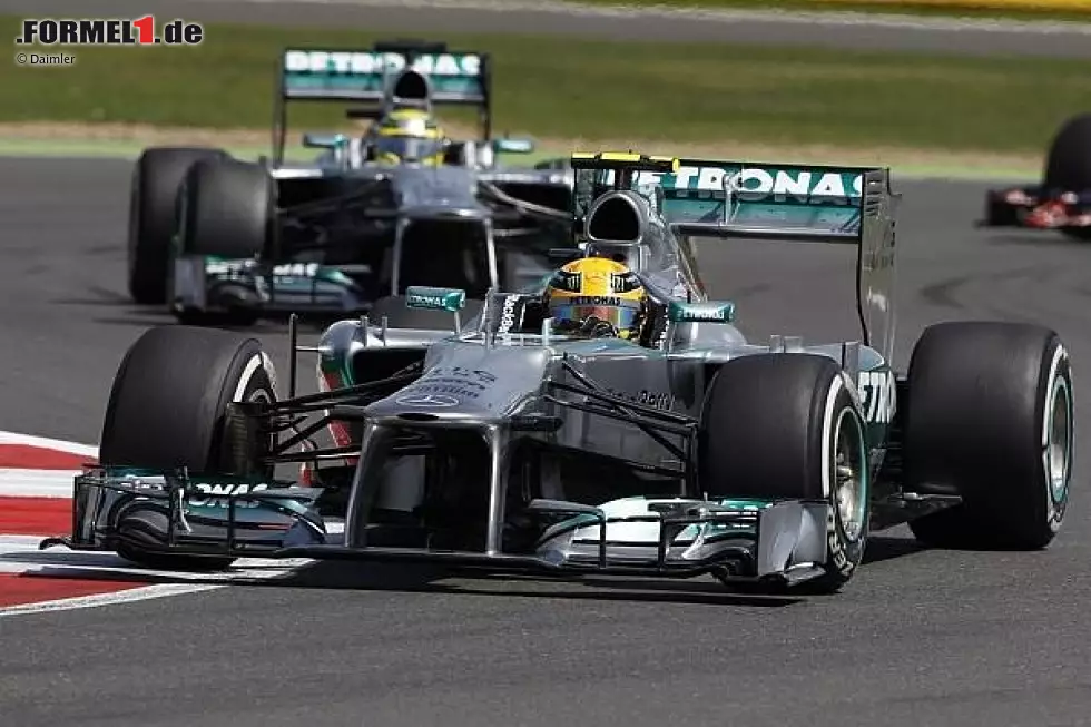 Foto zur News: Lewis Hamilton, Nico Rosberg