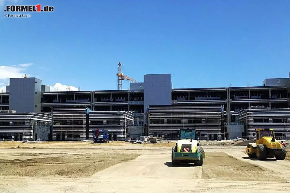 Foto zur News: Baustelle in Sotschi