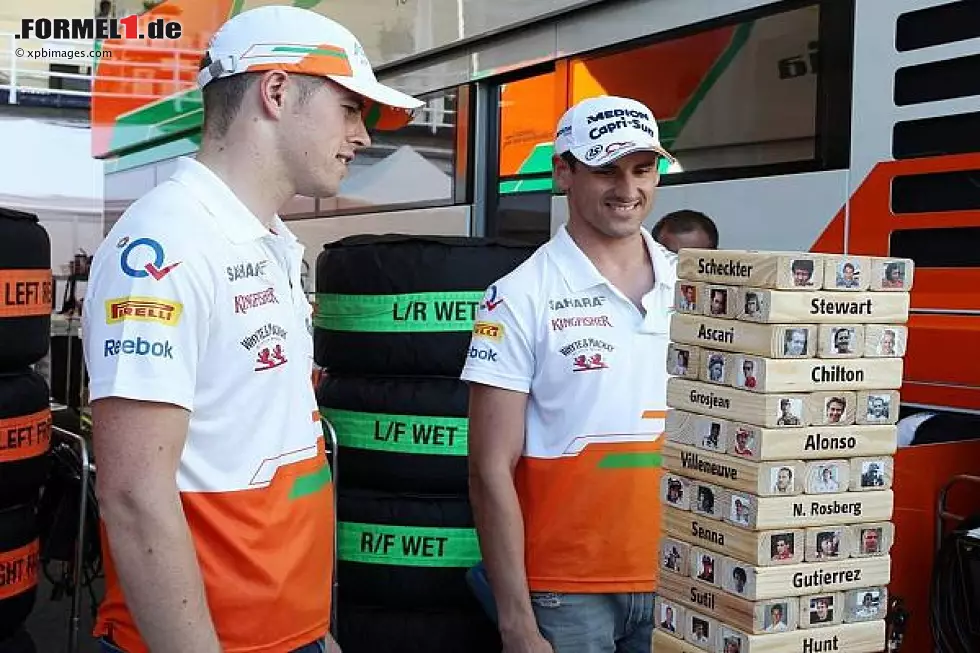 Foto zur News: Paul di Resta, Adrian Sutil