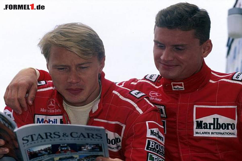Foto zur News: Mika Häkkinen, David Coulthard