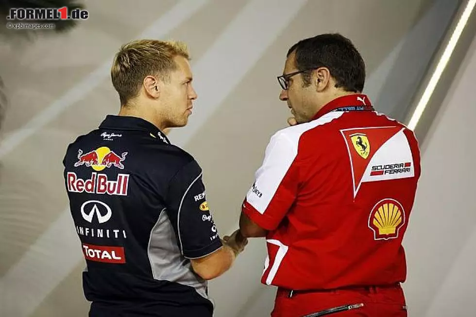 Foto zur News: Sebastian Vettel, Stefano Domenicali