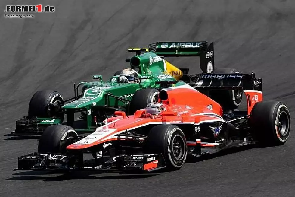 Jules Bianchi, Giedo van der Garde Foto zur News: Jules Bianchi, Giedo van der Garde