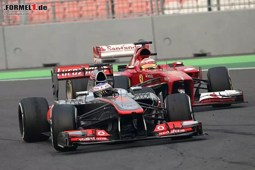 Foto zur News: Jenson Button, Fernando Alonso