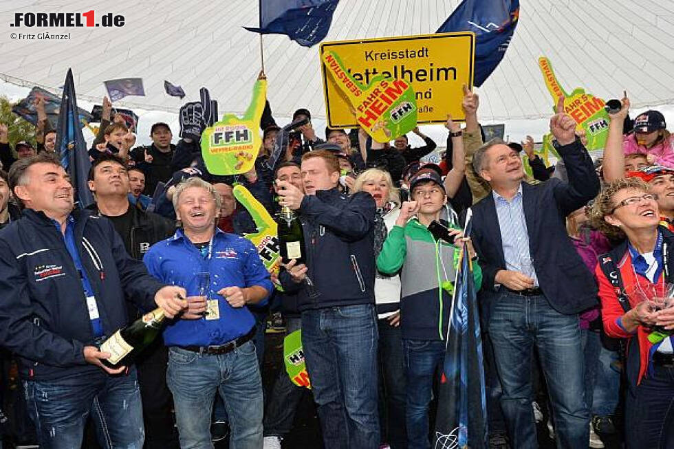 Foto zur News: Vettel-Fans in Heppenheim
