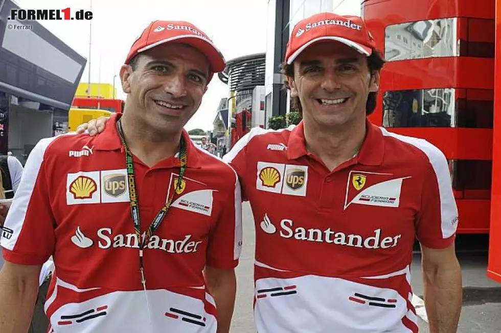 Foto zur News: Marc Gene, Pedro de la Rosa