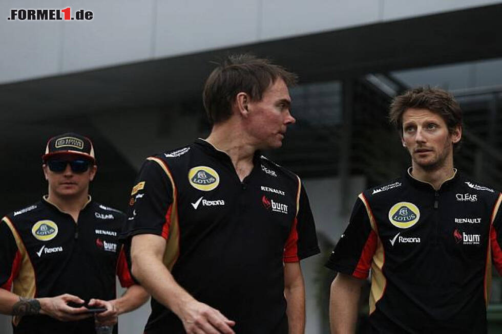 Foto zur News: Kimi Räikkönen, Romain Grosjean