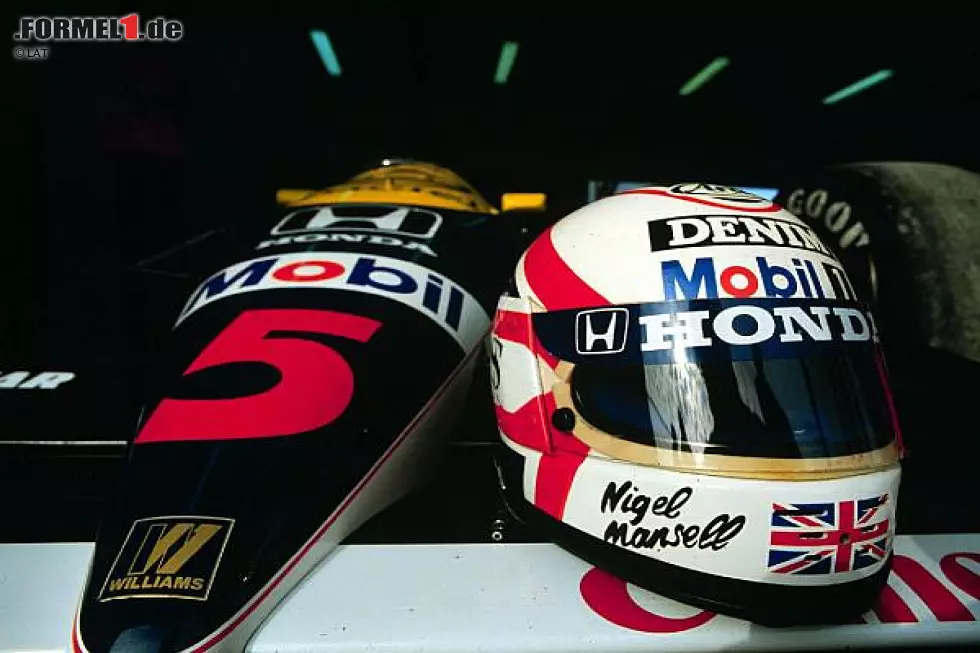 Foto zur News: Nigel Mansells legendäre Startnummer, die &quot;Red 5&quot;