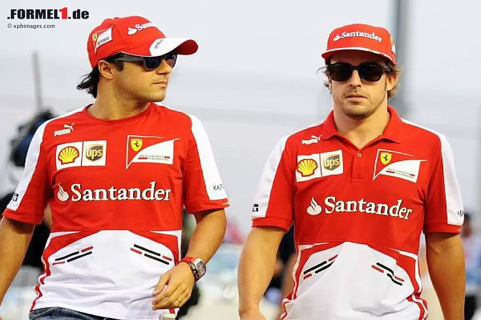 Foto zur News: Felipe Massa, Fernando Alonso