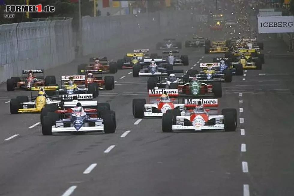 Foto zur News: Start zum Formel-1-Saisonauftakt 1990 in Phoenix