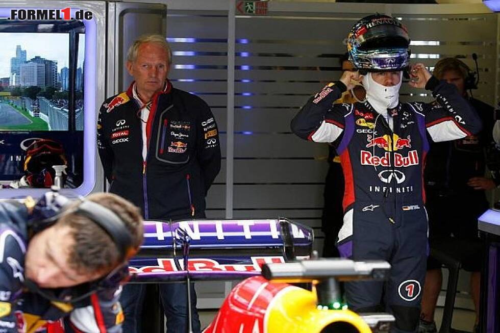 Foto zur News: Sebastian Vettel, Helmut Marko