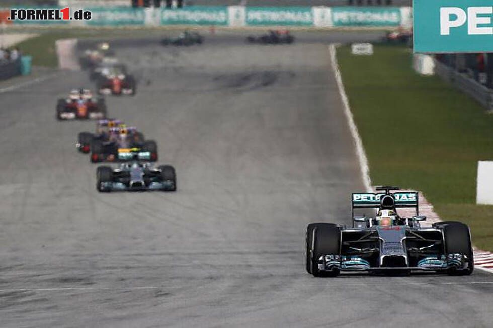 Foto zur News: Lewis Hamilton, Nico Rosberg, Daniel Ricciardo, Sebastian Vettel, Fernando Alonso