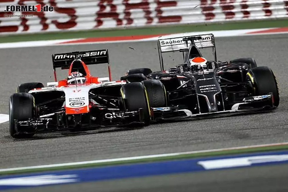 Foto zur News: Jules Bianchi, Adrian Sutil