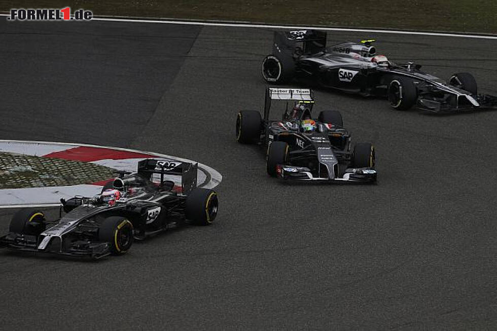 Foto zur News: Jenson Button, Esteban Gutierrez, Kevin Magnussen