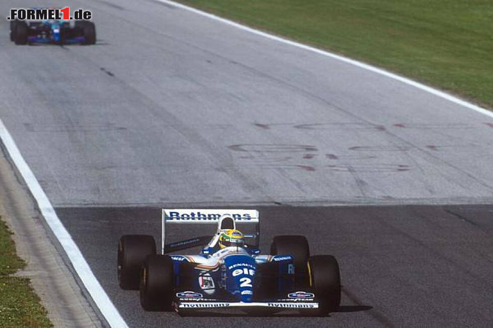 Foto zur News: Ayrton Senna, Roland Ratzenberger