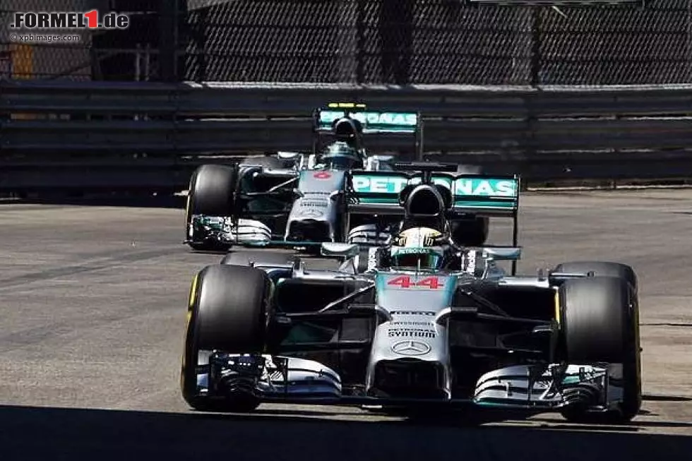 Foto zur News: Lewis Hamilton, Nico Rosberg