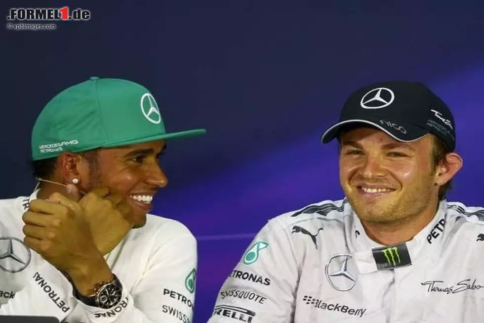 Foto zur News: Lewis Hamilton, Nico Rosberg