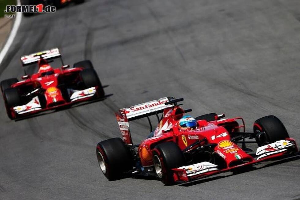 Foto zur News: Fernando Alonso, Kimi Räikkönen