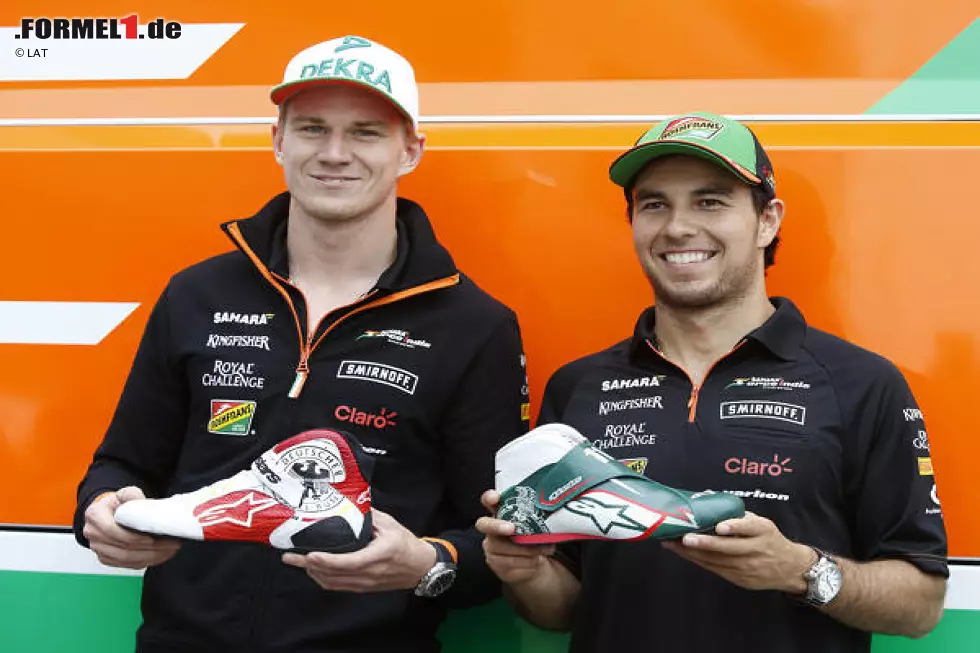Foto zur News: Nico Hülkenberg, Sergio Perez