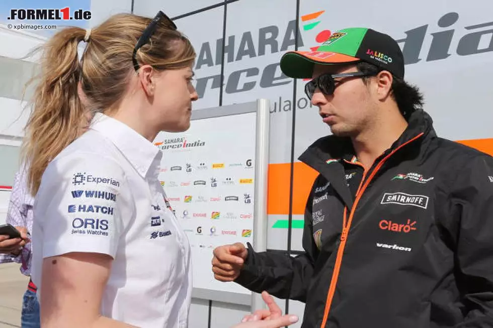 Foto zur News: Susie Wolff, Sergio Perez