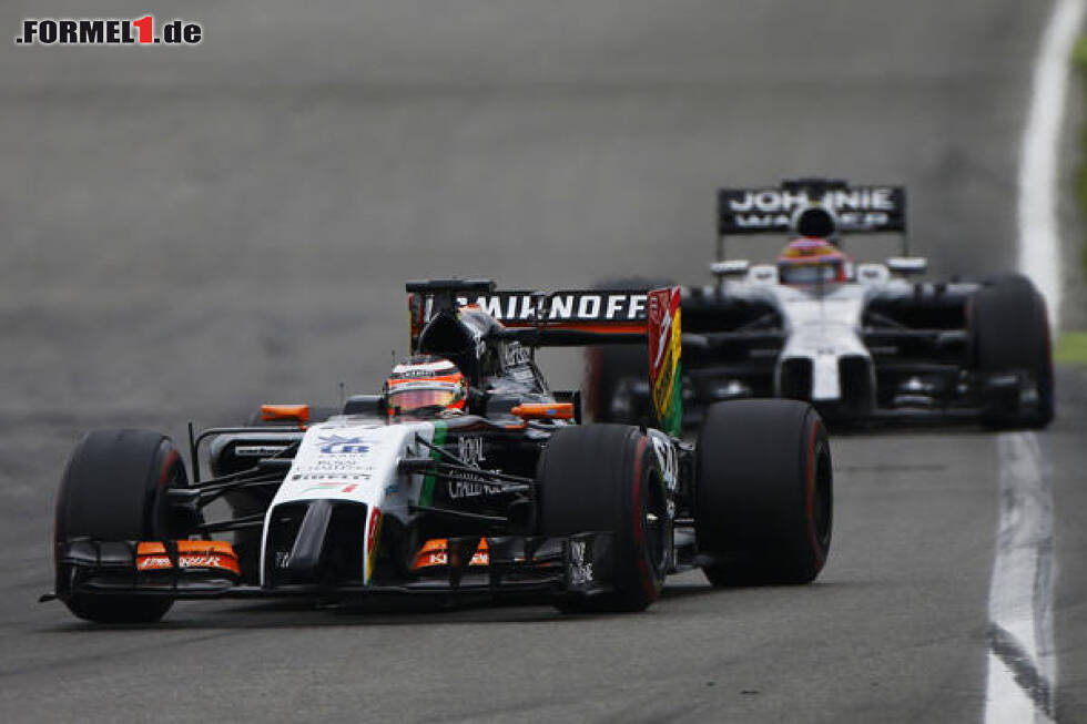 Foto zur News: Nico Hülkenberg, Jenson Button