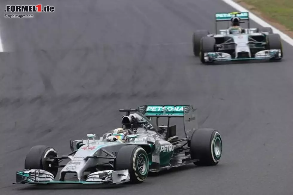 Foto zur News: Lewis Hamilton, Nico Rosberg