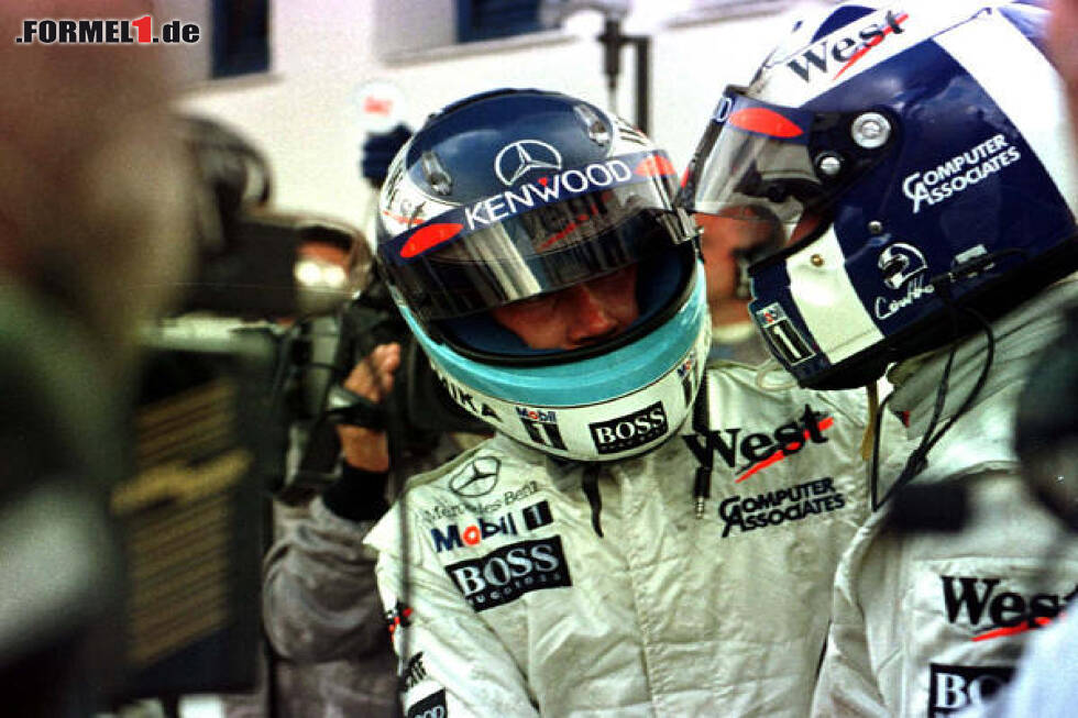 Foto zur News: David Coulthard, Mika Häkkinen