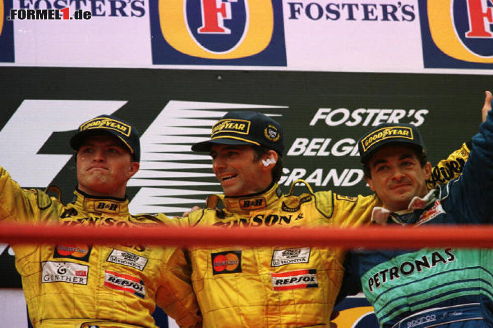 Foto zur News: Ralf Schumacher, Damon Hill, Jean Alesi