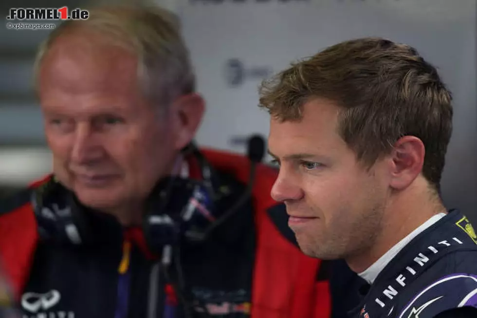 Foto zur News: Helmut Marko, Sebastian Vettel