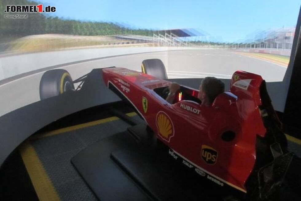 Foto zur News: Ferrari-Simulator