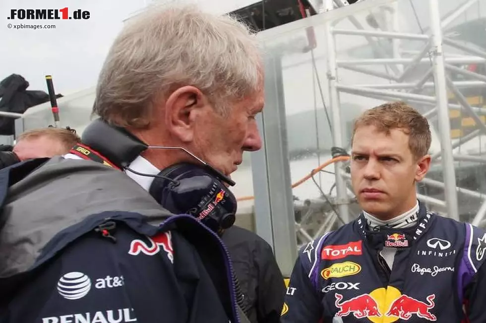 Helmut Marko, Sebastian Vettel Foto zur News: Helmut Marko, Sebastian Vettel