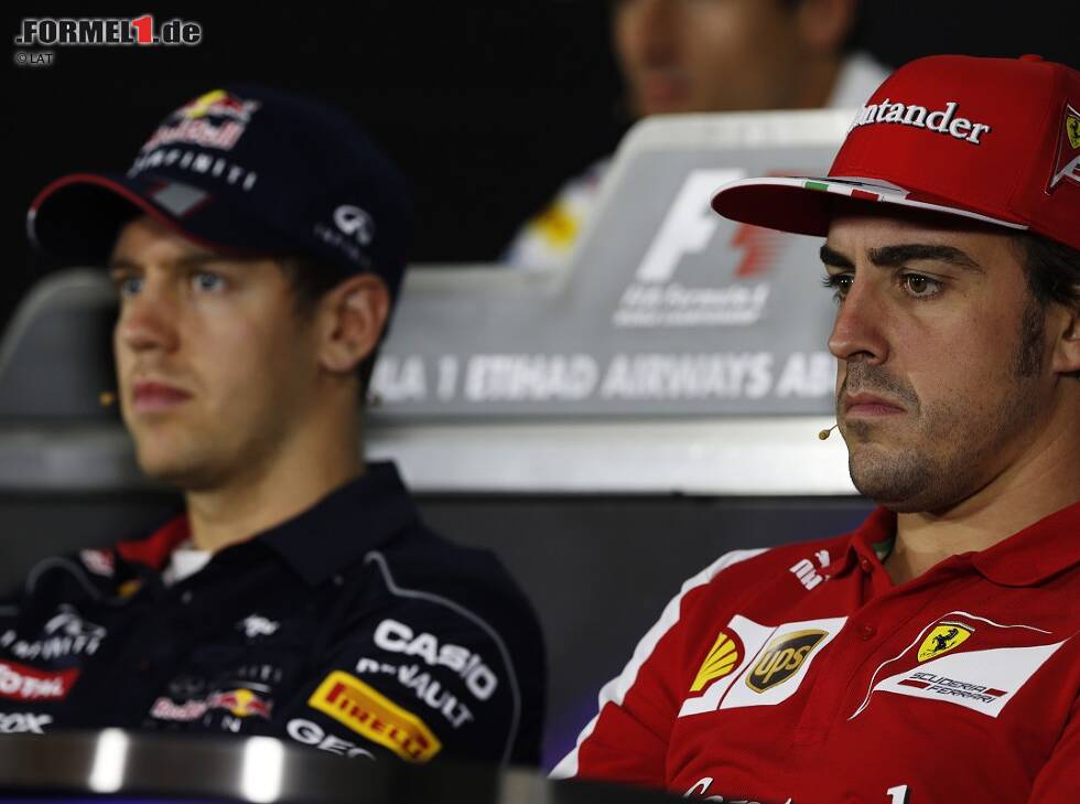 Foto zur News: Fernando Alonso, Sebastian Vettel