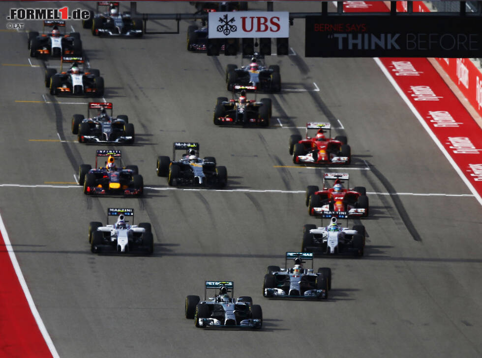 Foto zur News: Start zum Grand Prix der USA 2014 in Austin