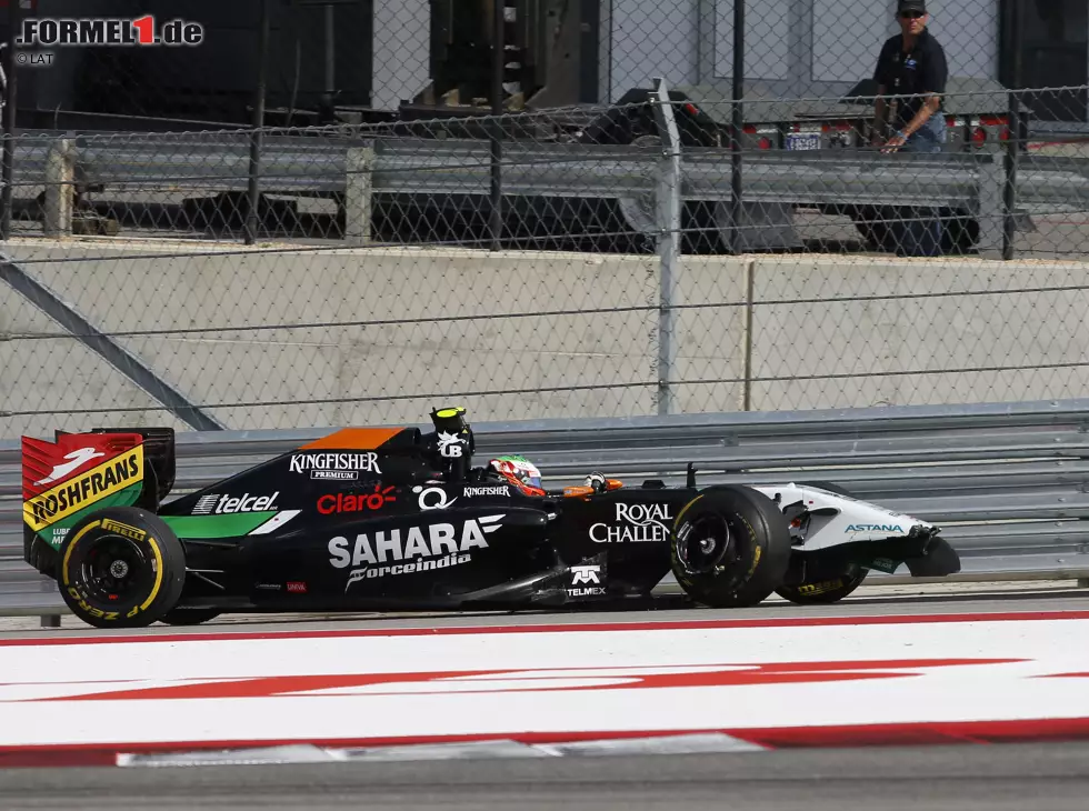 Foto zur News: Sergio Perez, Adrian Sutil