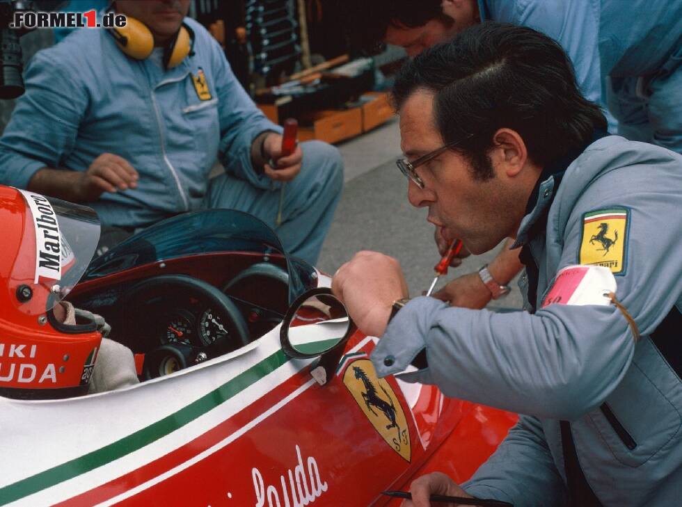 Foto zur News: Niki Lauda, Mauro Forghieri, 1976