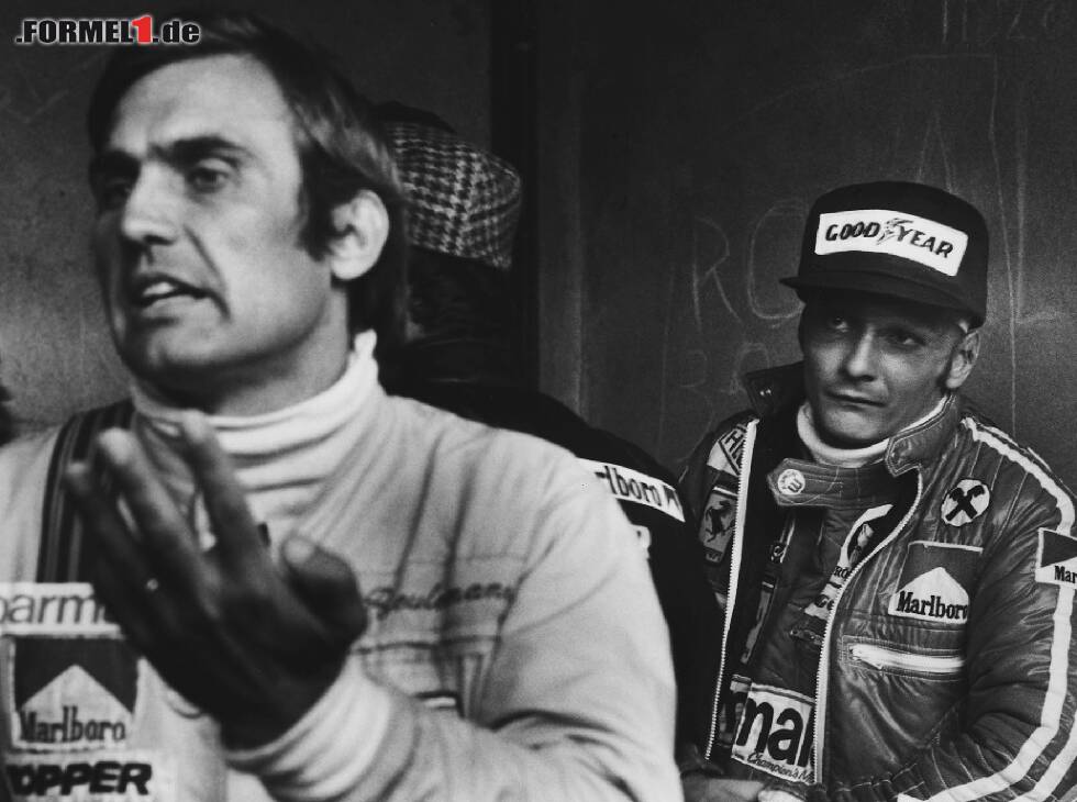 Foto zur News: Niki Lauda, Carlos Reutemann