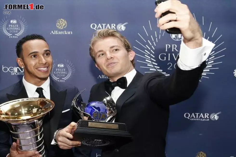Foto zur News: Lewis Hamilton, Nico Rosberg