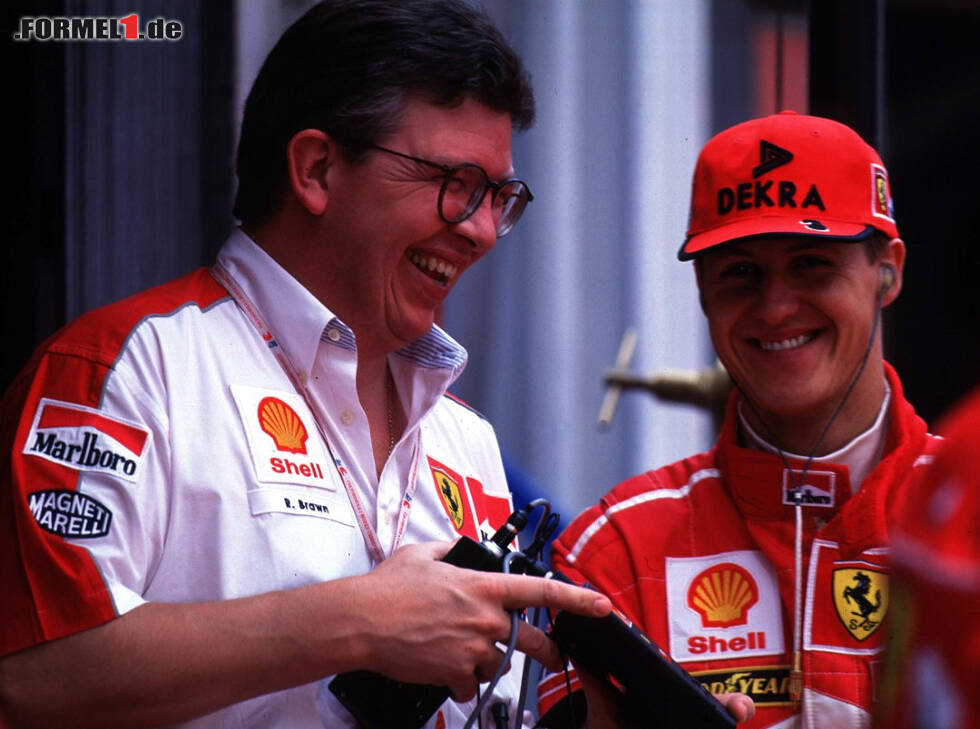Foto zur News: Ross Brawn, Michael Schumacher