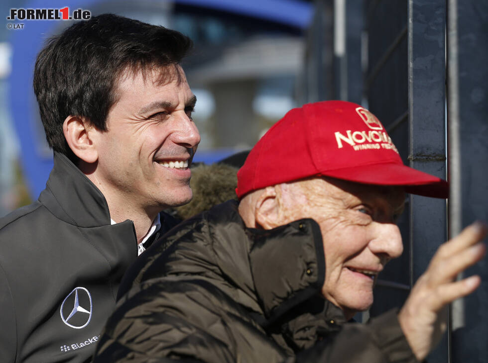 Foto zur News: Toto Wolff, Niki Lauda