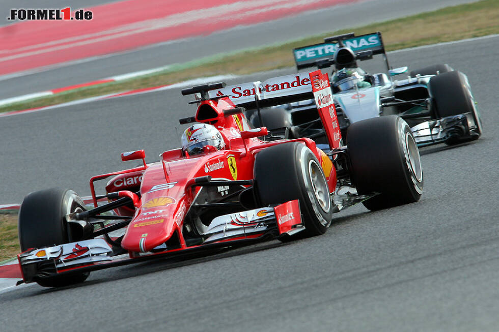 Foto zur News: Sebastian Vettel, Nico Rosberg
