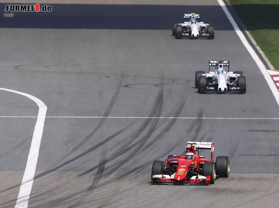 Foto zur News: Kimi Räikkönen, Felipe Massa, Valtteri Bottas, Romain Grosjean