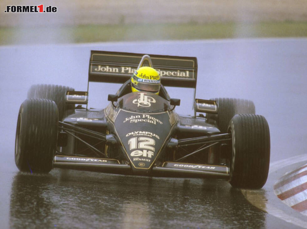 Foto zur News: Ayrton Senna in Estoril 1985