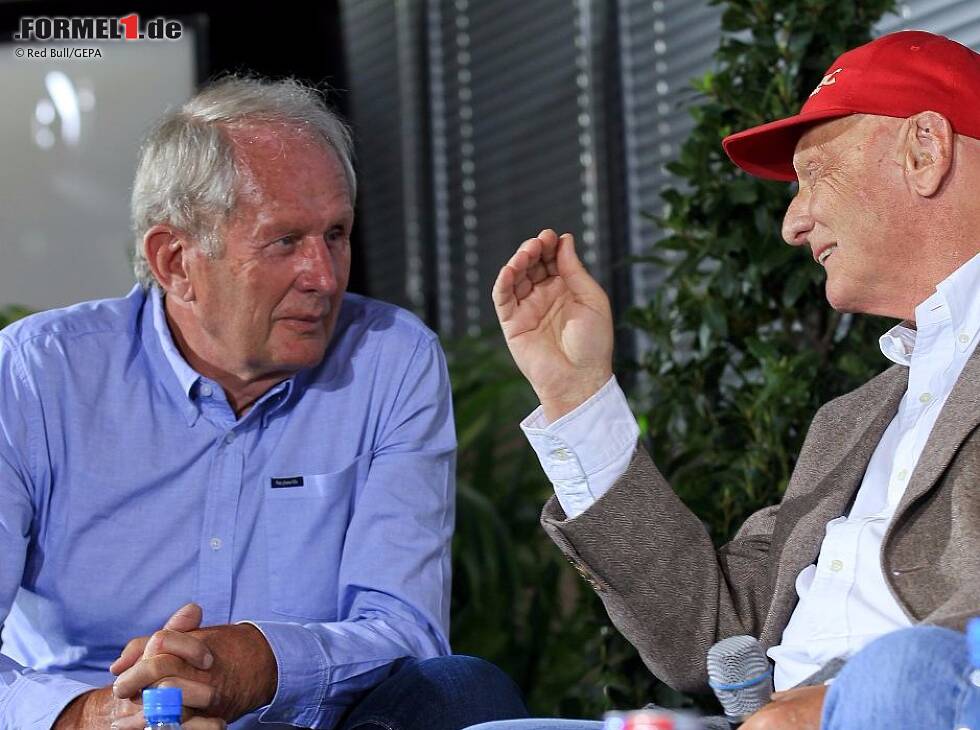 Foto zur News: Helmut Marko, Niki Lauda