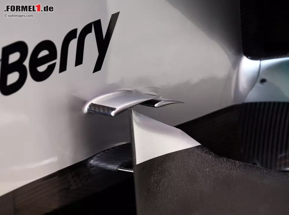 Foto zur News: Luftleitbleche am Mercedes F1 W06