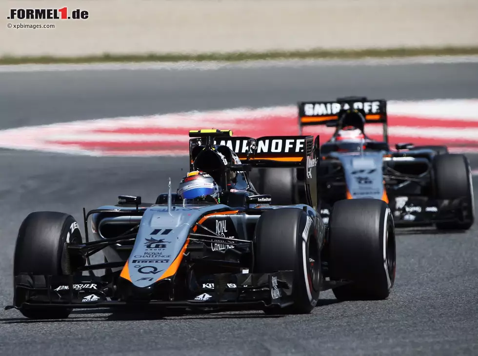 Foto zur News: Sergio Perez, Nico Hülkenberg
