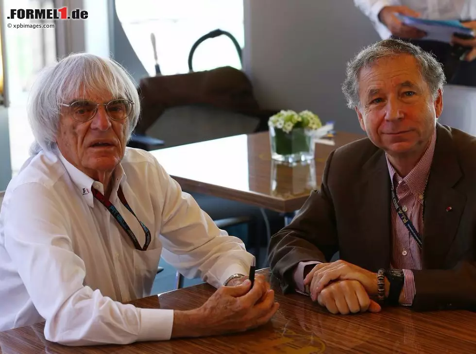 Foto zur News: Bernie Ecclestone, Jean Todt