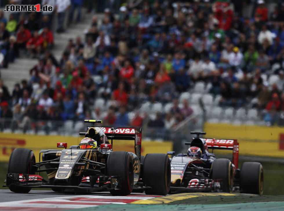 Foto zur News: Pastor Maldonado, Max Verstappen