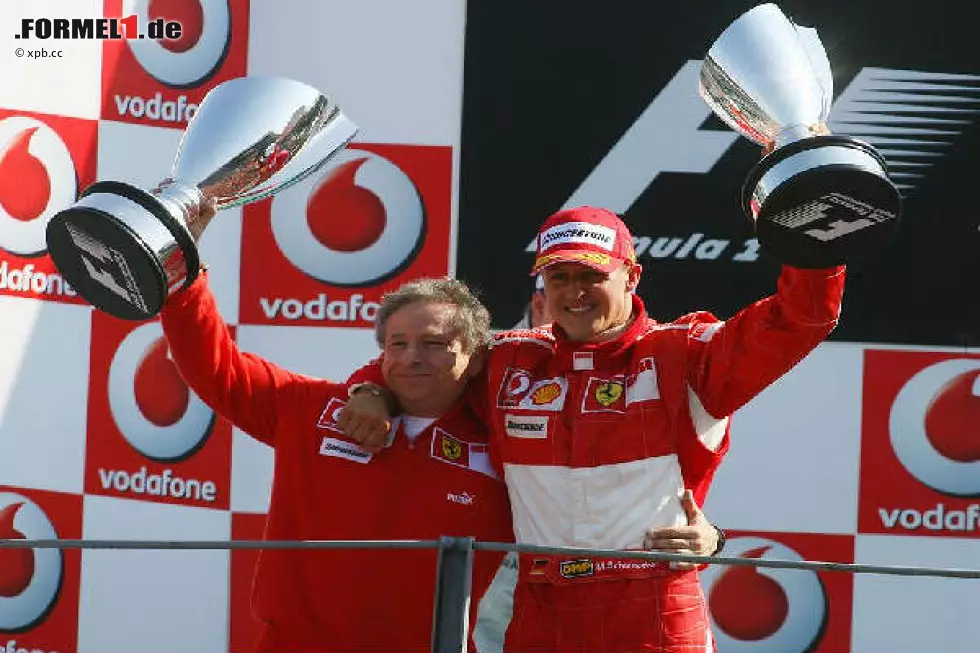 Foto zur News: Michael Schumacher mit Jean Todt